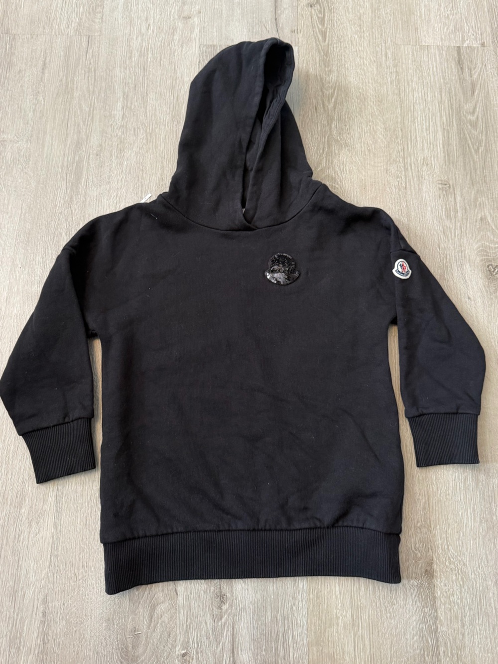Moncler Kids Sequin Hoodie Sz 6